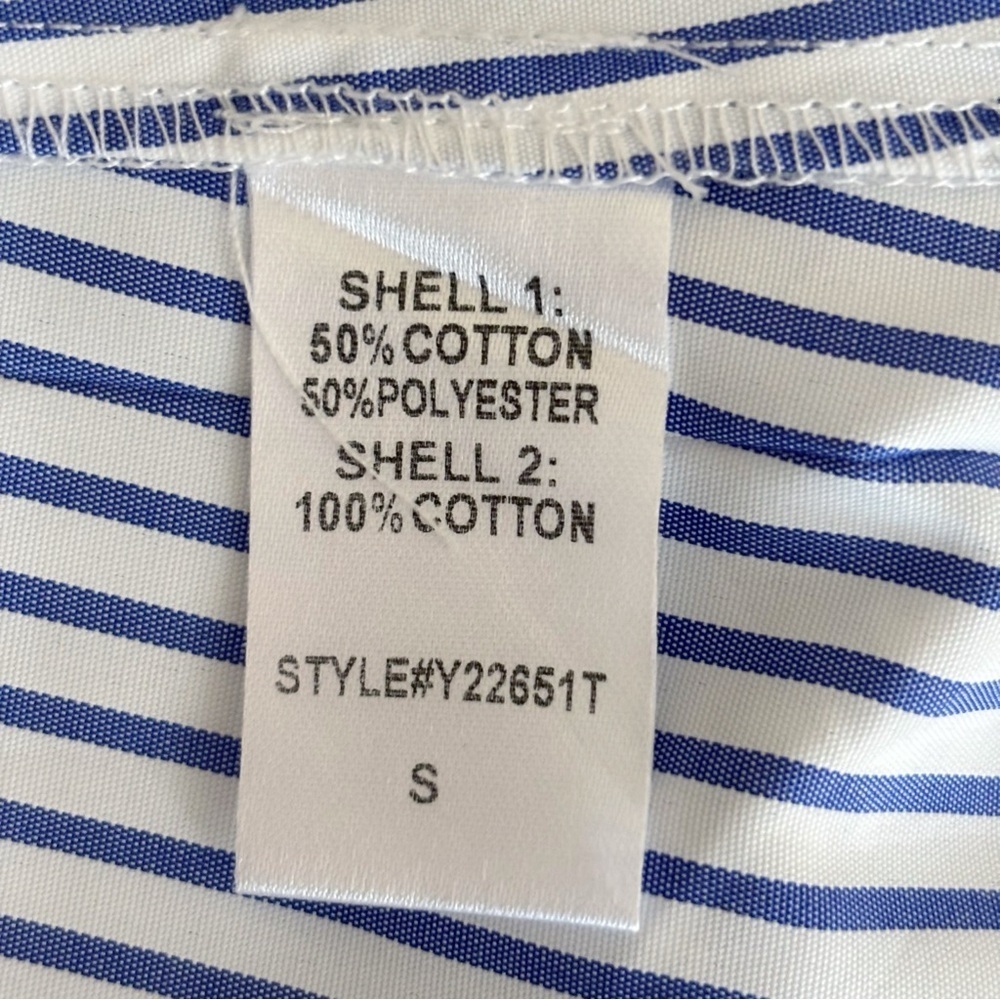 Pomander Place Blue Striped Lottie Mini Dress Small Tuckernuck - Picture 8 of 9